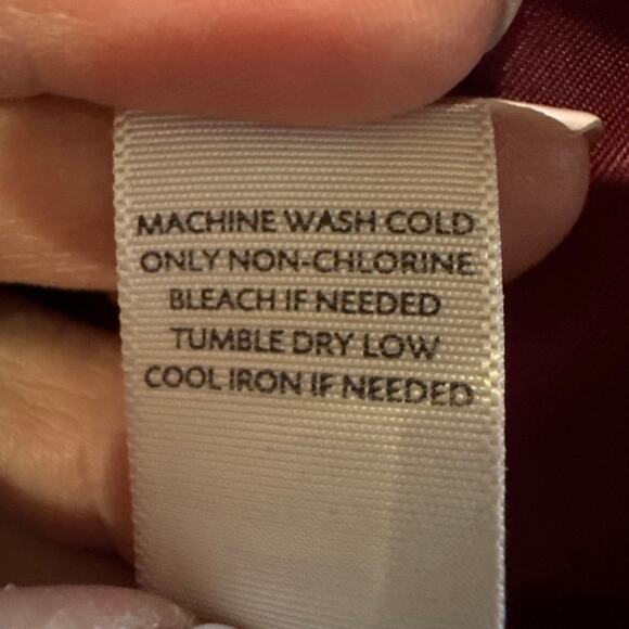 J. Jill Puffer Vest Womens Front Zip Snap Pockets Goose Down Size Small EUC Plum - Picture 9 of 9